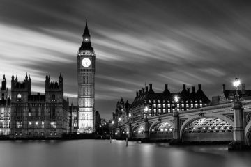 Elizabeth-Tower-palace-of westminster-westminster-bridge-river-thames-sunset-long-exposure-monochrome-LN-AP-v2-F6984-04022926